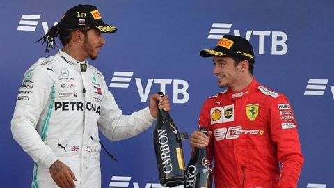 Leclerc le daría la bienvenida a Hamilton en Ferrari