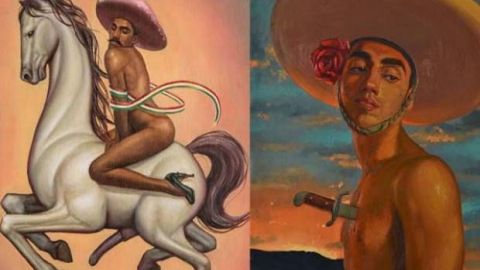 Pintura de Zapata causa controversia homófoba