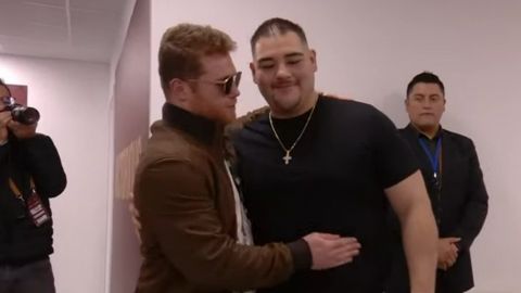 'Canelo' Álvarez visitó a Andy Ruiz antes de su pelea