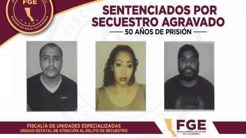 Sentencian a 50 años a tres secuestradores