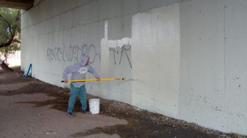 Borra Ayuntamiento 26 mil metros cuadrado de grafiti