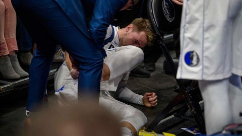 Lo que se sabe sobre la lesión de Luka Doncic en el partido ante Miami