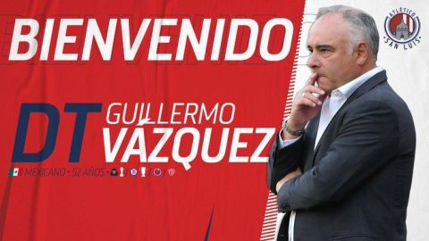 OFICIAL: Guillermo Vázquez es nuevo director técnico del Atlético San Luis