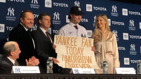Oficialmente Yankee: La novena del Bronx presentó a Gerrit Cole
