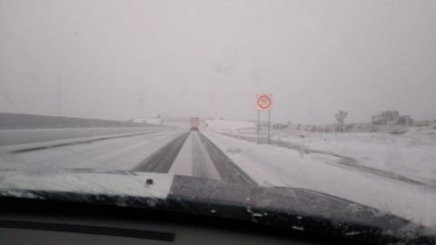 FOTOS: Oficialmente cerrada la carretera de cuota Tecate-Mexicali