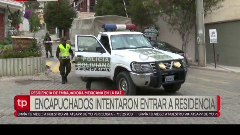 Encapuchados intentaron ingresar a residencia de embajadora mexicana