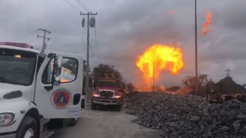 Ducto de gas en Reynosa explotó