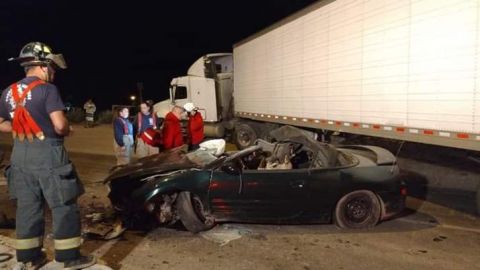 Fuerte accidente con dos personas muertas