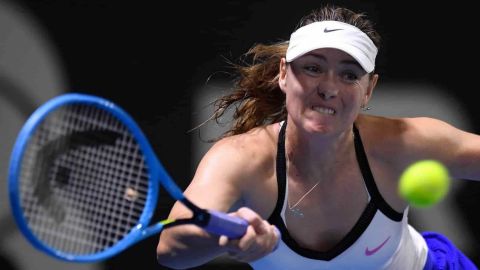 Maria Sharapova inicia mal el año en Brisbane