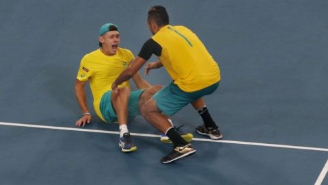 Kyrgios y De Minaur meten a Australia en semis de Copa ATP