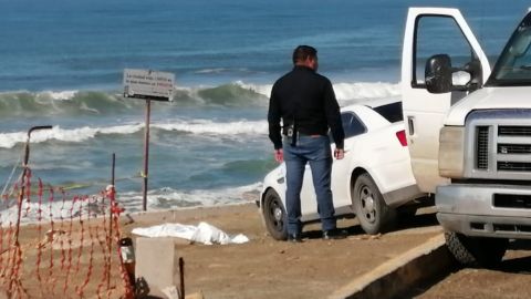 Encuentran a hombre muerto en playas de Tijuana