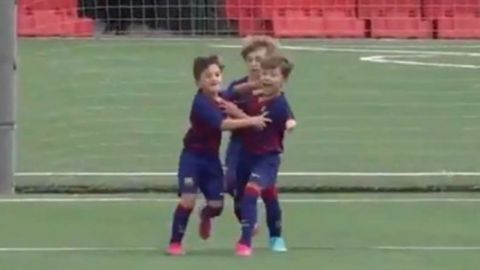 El gol de Thiago Messi que se hizo viral