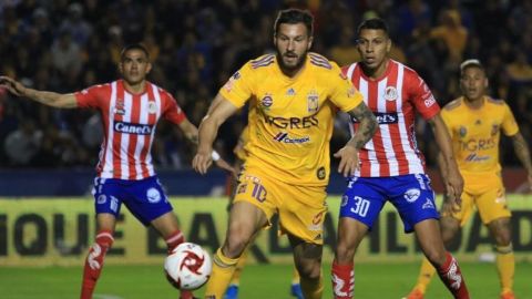Tigres se atasca ante el orden defensivo de Atlético de San Luis