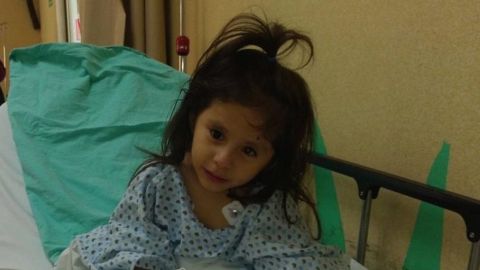 Detectan otro tumor a Ximena, niña con cáncer en los ojos