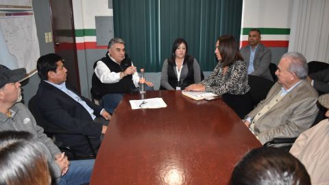 Se reúne Jesús Ruiz Uribe con Posesionarios  de Derecho de Vía