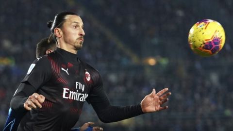 El Milan sigue invicto con Ibrahimovic, vence 1-0 a Brescia