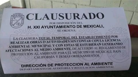 Ayuntamiento clausura taquería ''La Tormenta del Desierto''