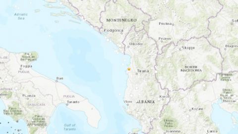Un terremoto de 4,9 grados desata el pánico en una Albania traumatizada
