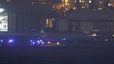 Aterriza sin problemas en Barajas el avión canadiense