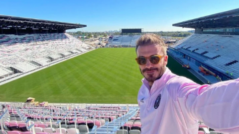 David Beckham presume el nuevo estadio del Inter Miami