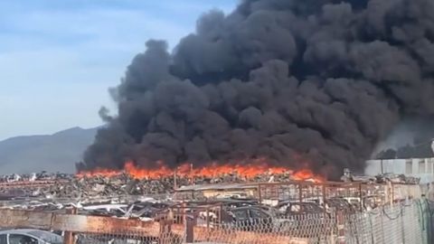 VIDEO: Yonke en llamas