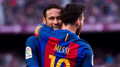 Messi es el mejor futbolista de la historia: Neymar