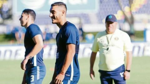 Sebastián Cáceres ya entrena con América