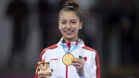 La medallista de oro, Daniela Souza en Cadena Deportiva