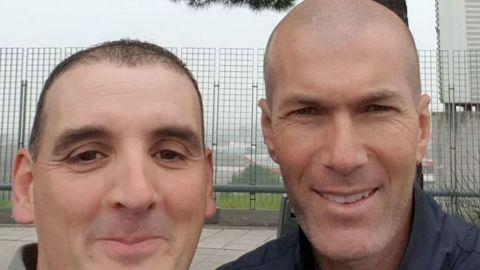 Zidane le chocó su auto y lo único que pidió fue una selfie