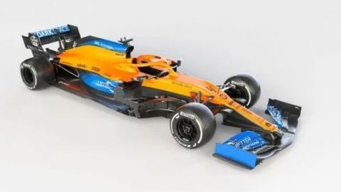 El MCL35, monoplaza de McLaren para este 2020