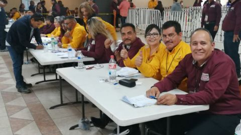 Burócratas participan en elección de dirigente municipal del SUTSPEMIDBC