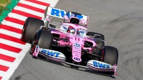 ''Checo'' Pérez marca segundo mejor tiempo en inicio de test de F1