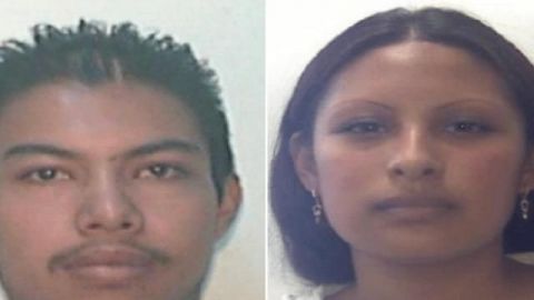FOTO: Gladis Giovana Cruz y Mario Alberto Reyes, presuntos asesinos de Fátima