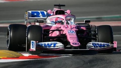 ''Checo'' Pérez domina primer test del segundo día de pruebas en la F1