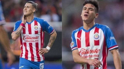 Chivas impone sanción a Calderón y Antuna