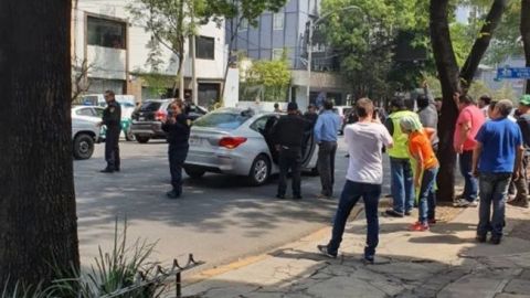 VIDEO: Reportan balacera afuera de Torre Diana en Reforma