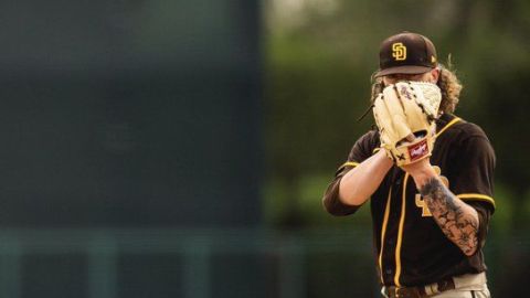 Padres entrenan en Petco Park