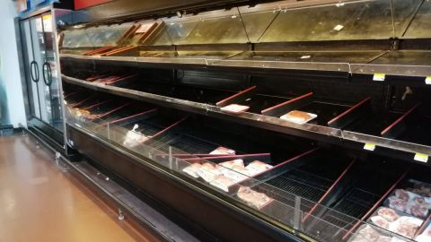 Fotos: Desabasto en supermercados