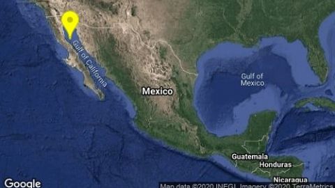 Temblor de magnitud de 4.3, al sureste del Puerto de San Felipe en Mexicali