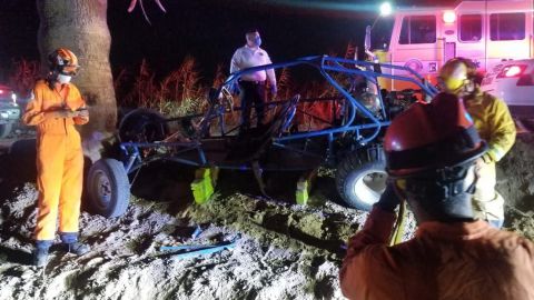 Grave accidente deja dos mujeres prensadas por un auto todo terreno