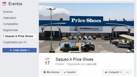 Desactivan publicación de Facebook que invitaba a saquear tienda en Tijuana