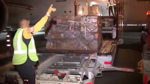 VIDEO: Llega quinto cargamento con insumos médicos al país