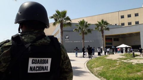 Guardia Nacional refuerza la seguridad en Hospitales del IMSS