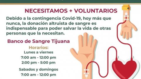 ¡Se necesitan voluntarios! 🗣 | Debido al COVID-19 la donación de sangre bajó