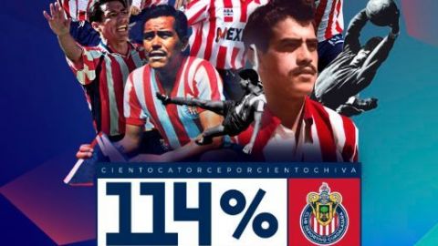 Atípico festejo en el aniversario de las Chivas