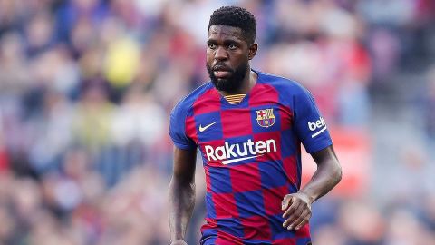 Segunda práctica y Umtiti se lesiona