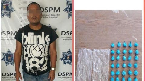 Distribuía ''ICE'', traía 40 envoltorios