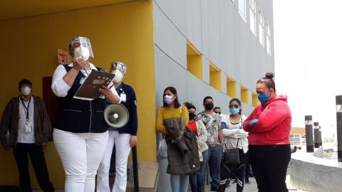 VIDEO: Desesperación en clínica 1 del IMSS en Tijuana por COVID-19