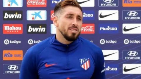 Héctor Herrera, feliz por volver a entrenar con Atlético de Madrid