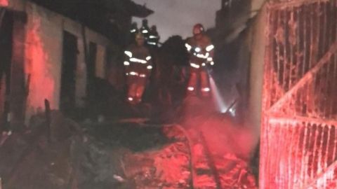 40 personas perdieron su hogar en el incendio